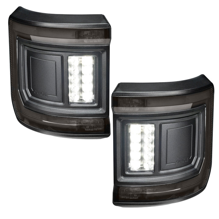Oracle Lighting Black Series Flush Mount LED Tail Lights for Jeep Gladiator JT - Tinted Lens