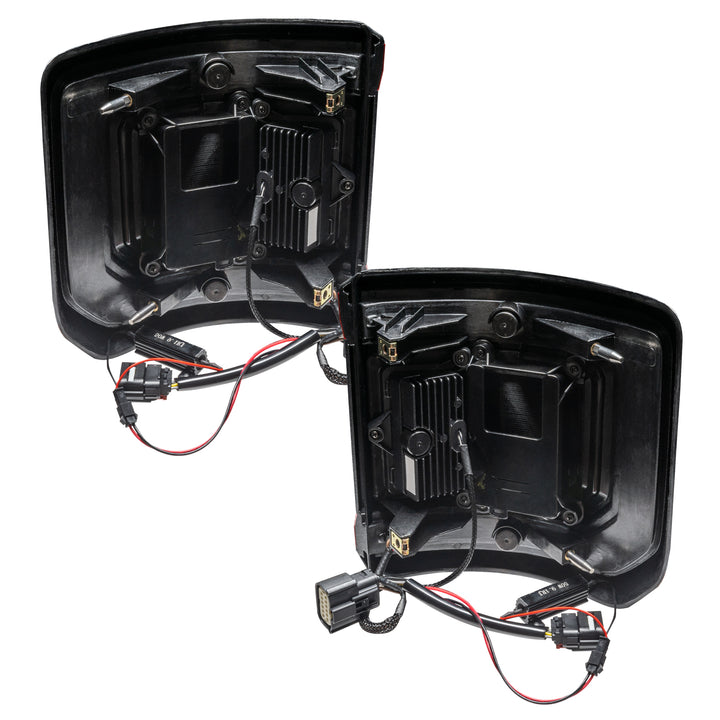 Oracle Lighting Black Series Flush Mount LED Tail Lights for Jeep Gladiator JT - Tinted Lens