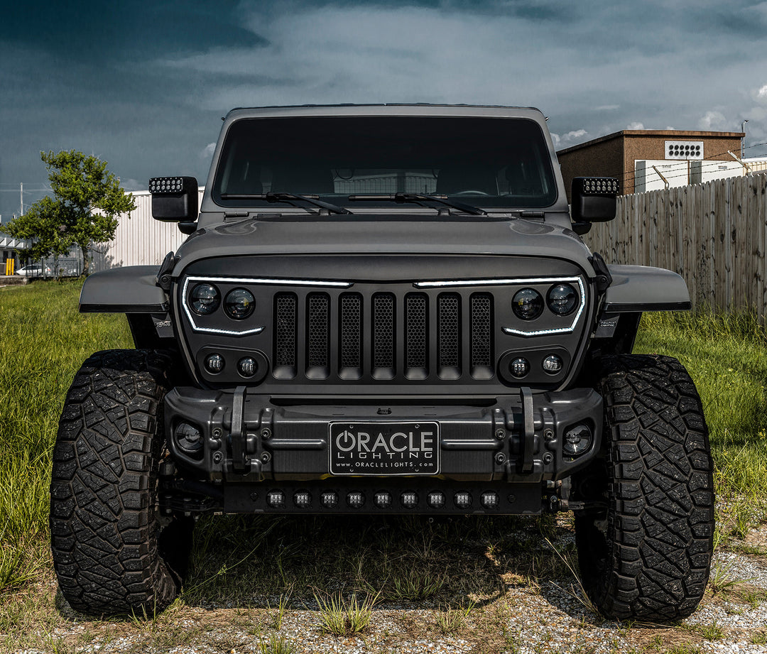 Oracle Lighting 5883-001 Skid Plate Kit with Integrated LED Emitters for Jeep Wrangler JL and Gladiator JT