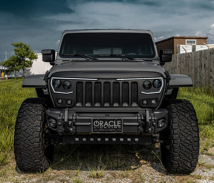 Oracle Lighting 5883-001 Skid Plate Kit with Integrated LED Emitters for Jeep Wrangler JL and Gladiator JT