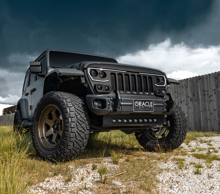 Oracle Lighting 5883-001 Skid Plate Kit with Integrated LED Emitters for Jeep Wrangler JL and Gladiator JT