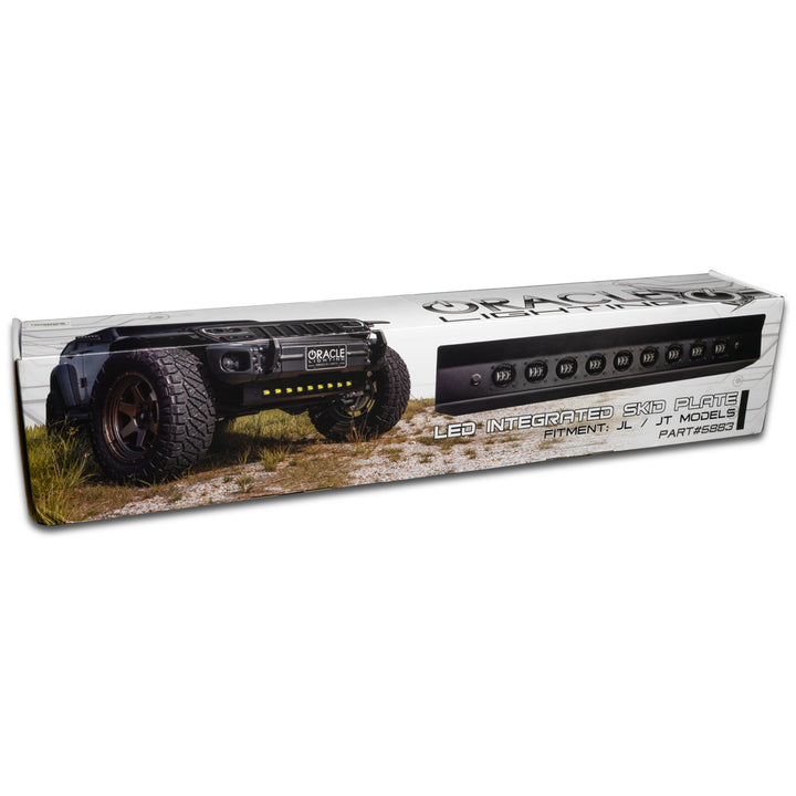 Oracle Lighting 5883-001 Skid Plate Kit with Integrated LED Emitters for Jeep Wrangler JL and Gladiator JT