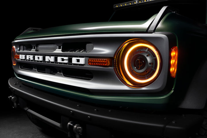 Oracle Lighting Oculus Bi-LED Headlight Assembly for 2021+ Ford Bronco - Amber/White Switchback