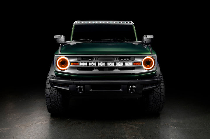 Oracle Lighting Oculus Bi-LED Headlight Assembly for 2021+ Ford Bronco - Amber/White Switchback