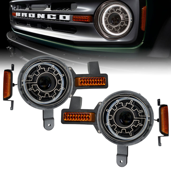 Oracle Lighting 5886-111 Heated LED Headlight Assembly for Ford Bronco (2021+)