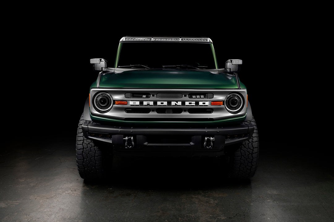 Oracle Lighting 5888-023-MF Integrated Windshield Roof Light Bar System for 2021+ Ford Bronco - Carbonized Grey