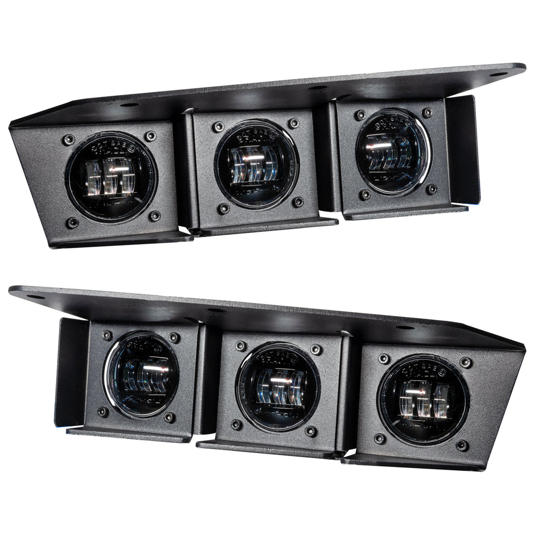 Oracle Lighting 5890-001 Ford Bronco Triple LED Fog Light Kit for Steel Bumper - White