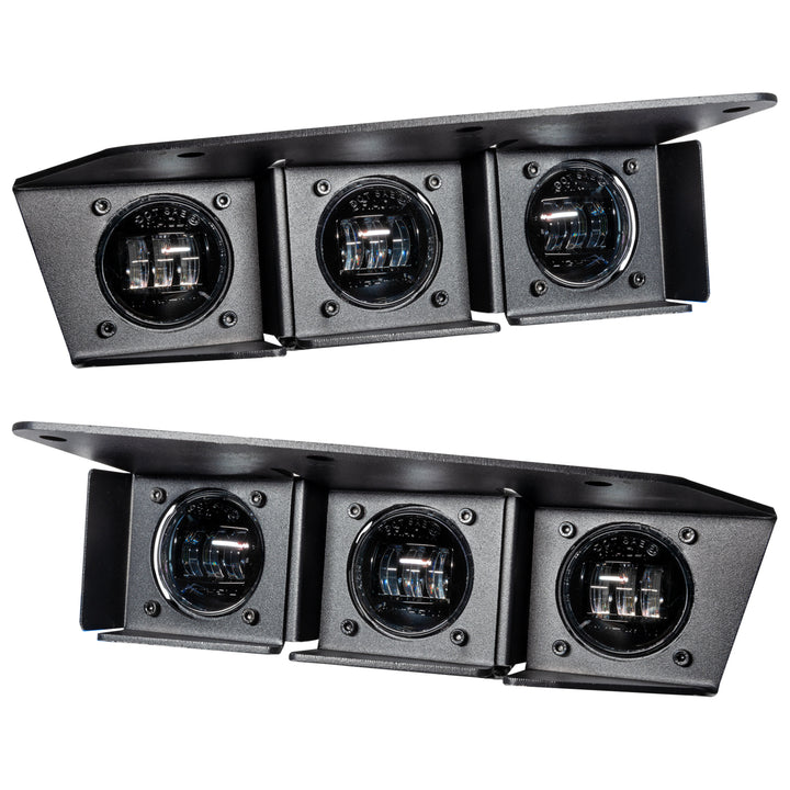 Oracle Lighting 5890-001 Ford Bronco Triple LED Fog Light Kit for Steel Bumper - White