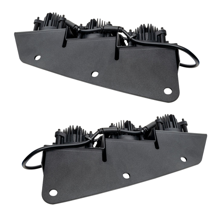 Oracle Lighting 5890-001 Ford Bronco Triple LED Fog Light Kit for Steel Bumper - White
