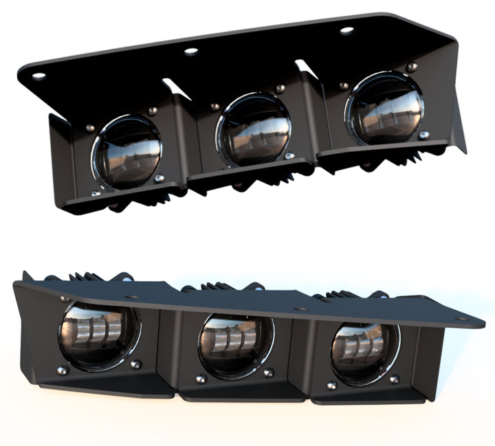 Oracle Lighting 5890-001 Ford Bronco Triple LED Fog Light Kit for Steel Bumper - White