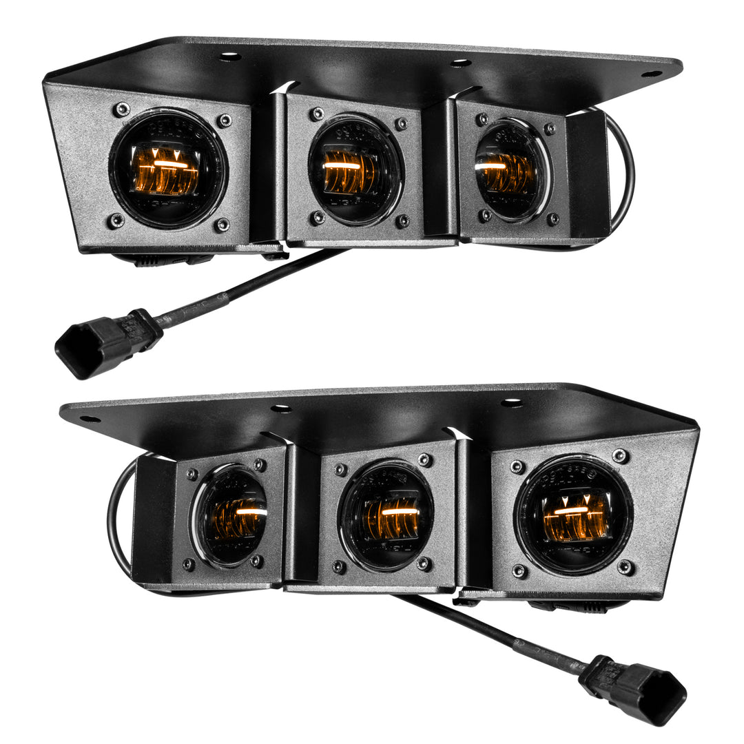 Oracle Lighting 5890-005 Triple LED Fog Light Kit for Ford Bronco (2021-2025) – Amber