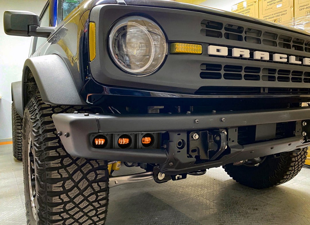 Oracle Lighting 5890-005 Triple LED Fog Light Kit for Ford Bronco (2021-2025) – Amber