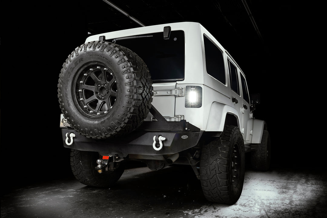 Oracle Lighting Black Series Flush Mount LED Tail Lights for Jeep Wrangler JK – Tinted Lens
