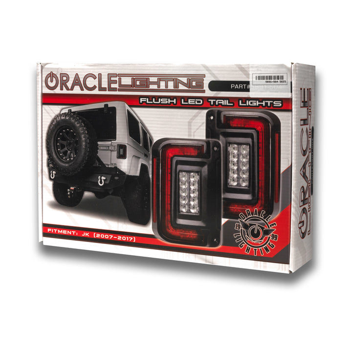 Oracle Lighting 5891-504 Flush Mount LED Tail Light Assembly for Jeep Wrangler JK
