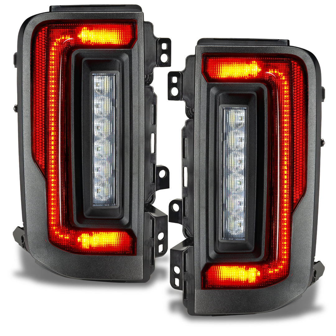 Oracle Lighting Black Series Flush Mount Tail Light Assembly for Ford Bronco (2021-2025) with Tinted Lens