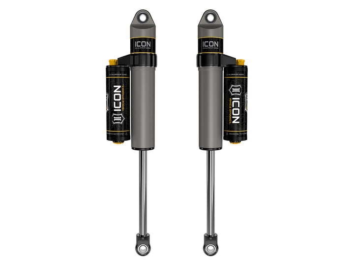 ICON 2023-2026 GMC Canyon/Chevrolet Colorado, 0-1” Lift, Rear, V.S. 2.5 Aluminum Series Shock Absorbers, Piggyback Reservoir w/ CDCV, Pair