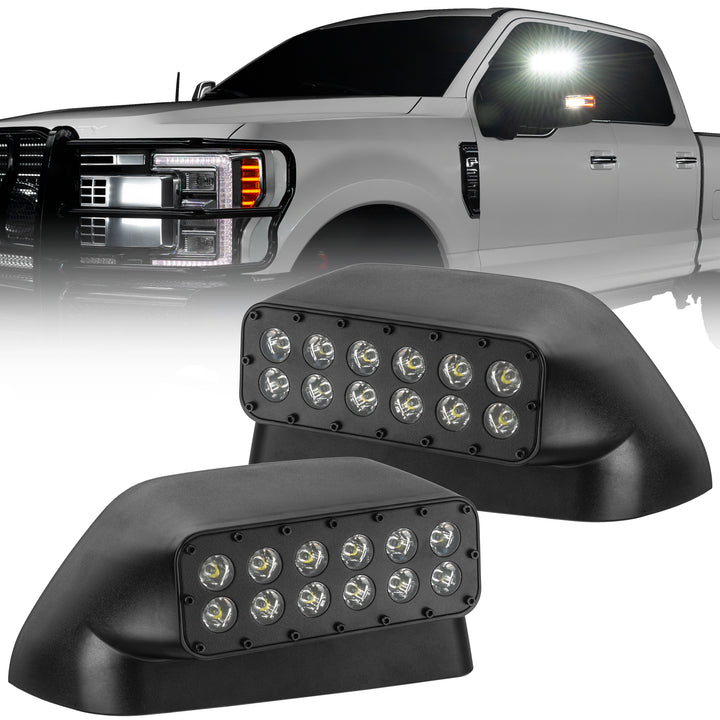 Oracle Lighting 5908-001 Off-Road Side Mirror Ditch Lights for Ford F-250/F-350 Super Duty (2017-2025)