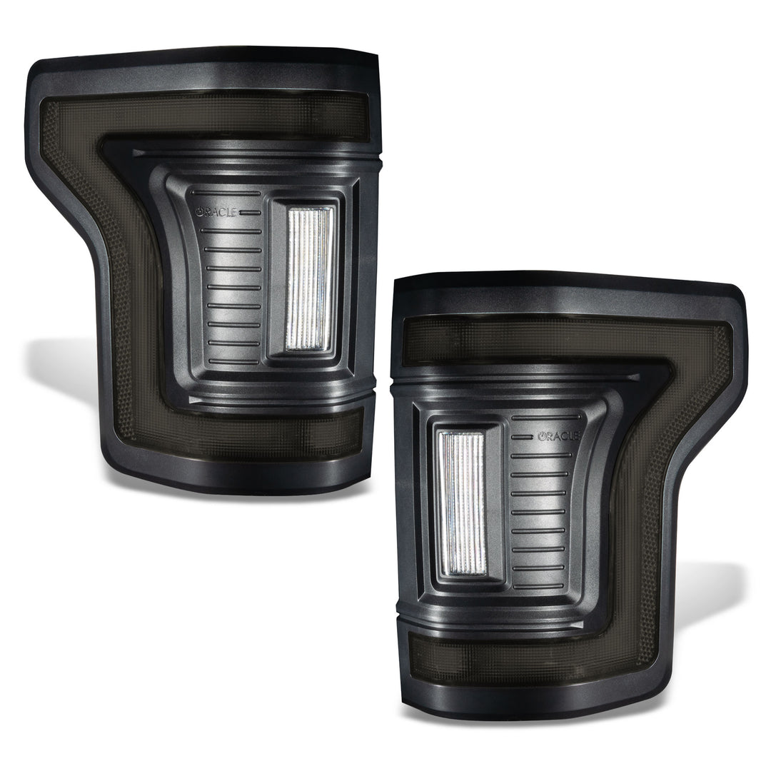 Oracle Lighting Black Series Flush Style Led Tail Lights For 2015 2020 Ford F 150