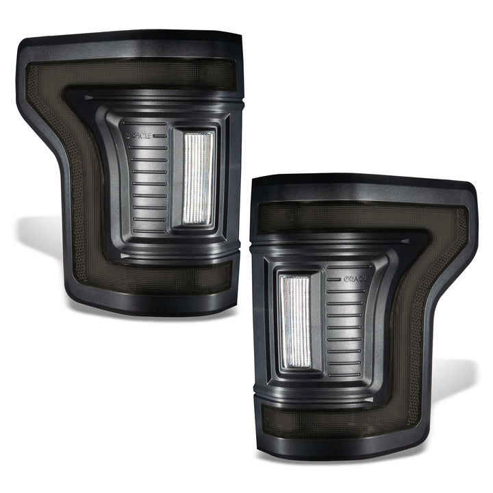 Oracle Lighting Black Series Flush Style Led Tail Lights For 2015 2020 Ford F 150