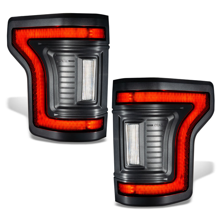 Oracle Lighting Black Series Flush Style Led Tail Lights For 2015 2020 Ford F 150