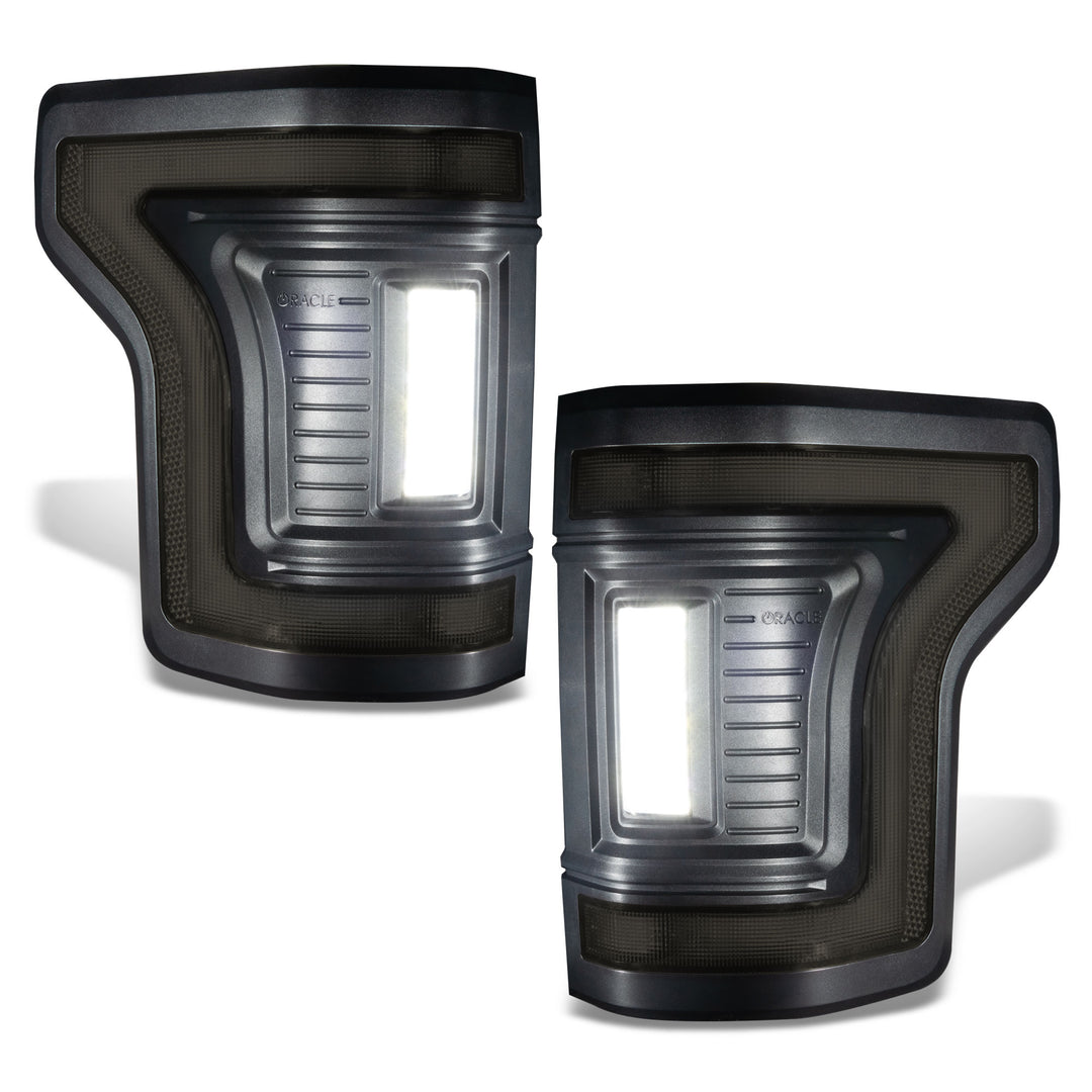 Oracle Lighting Black Series Flush Style Led Tail Lights For 2015 2020 Ford F 150