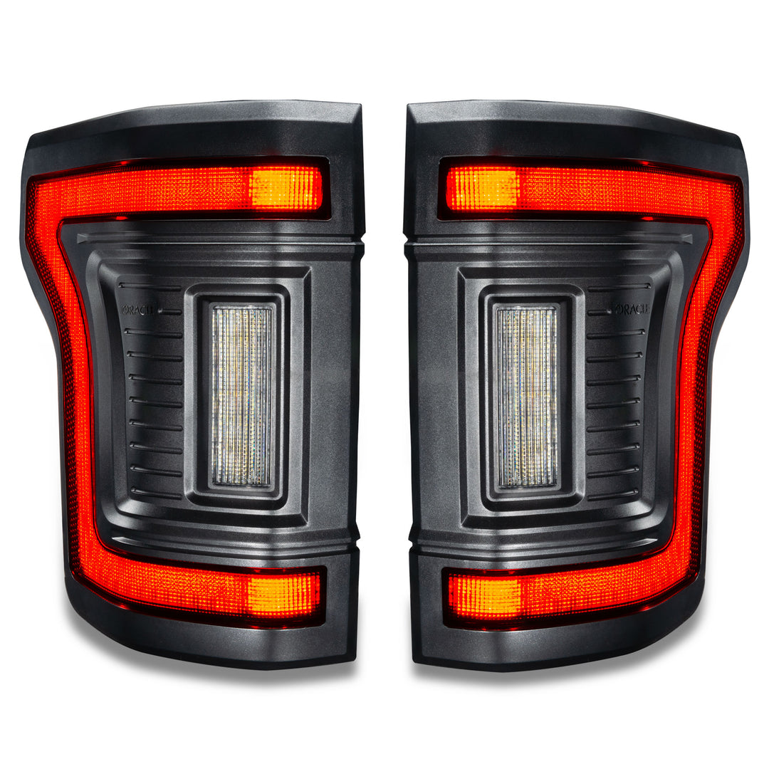 Oracle Lighting Black Series Flush Style Led Tail Lights For 2015 2020 Ford F 150