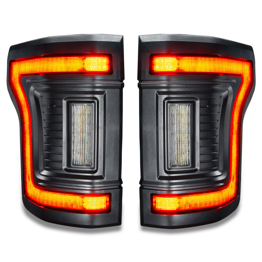 Oracle Lighting Black Series Flush Style Led Tail Lights For 2015 2020 Ford F 150