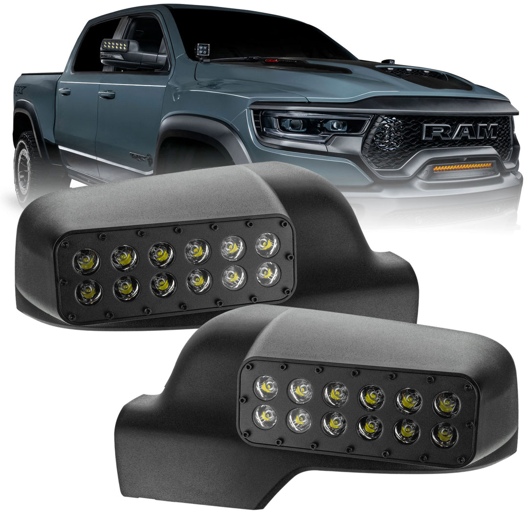 Oracle Lighting 5914-001 Off-Road LED Side Mirror Ditch Lights for Ram 1500 (2019-2023)