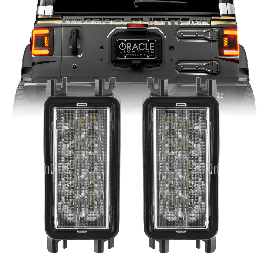 Oracle Lighting 5915-JL-023 Reverse Light Set with Amber/White Switchback for Jeep Wrangler JL