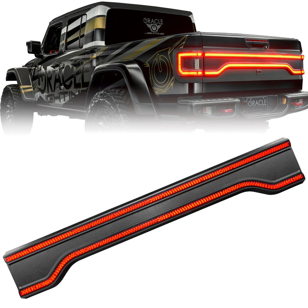 Oracle Lighting Racetrack Flush Style LED Tailgate Panel Light for Jeep Gladiator JT – Tinted Lens