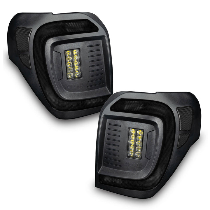 Oracle Lighting Black Series Flush LED Tail Lights for Toyota 4Runner 2014-2023 – Tinted Lens, Sequential Turn Signals