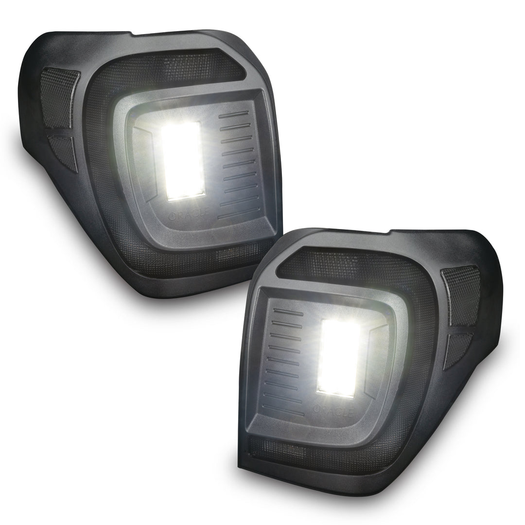 Oracle Lighting Black Series Flush LED Tail Lights for Toyota 4Runner 2014-2023 – Tinted Lens, Sequential Turn Signals