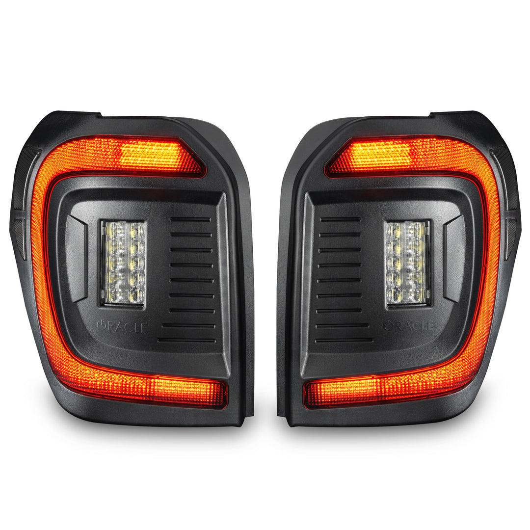 Oracle Lighting Black Series Flush LED Tail Lights for Toyota 4Runner 2014-2023 – Tinted Lens, Sequential Turn Signals