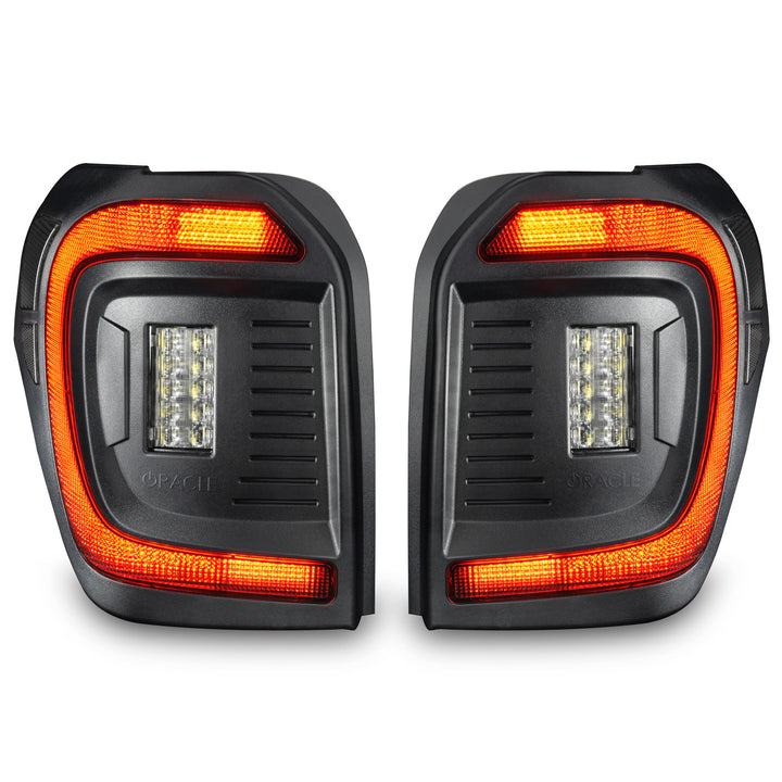 Oracle Lighting Black Series Flush LED Tail Lights for Toyota 4Runner 2014-2023 – Tinted Lens, Sequential Turn Signals