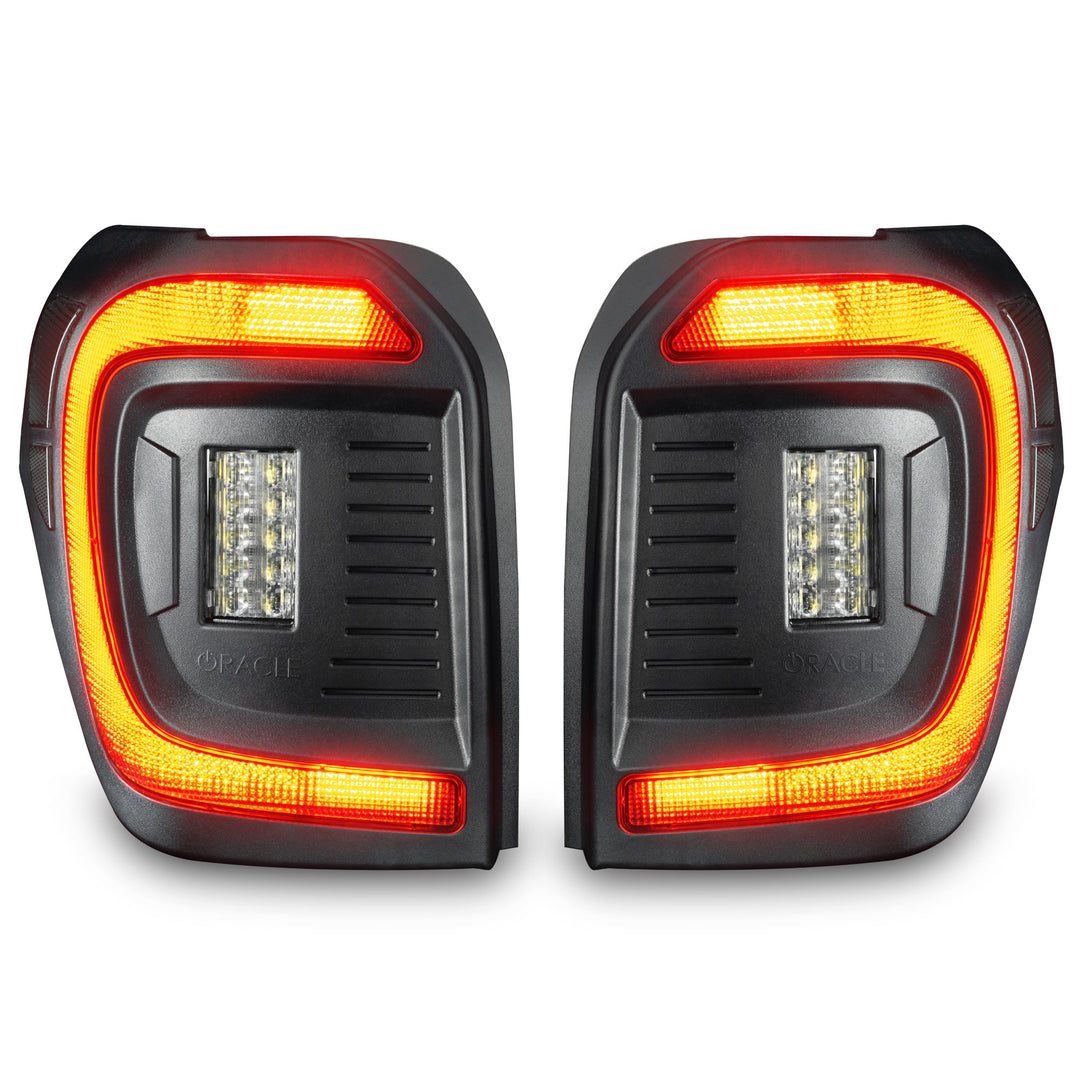 Oracle Lighting Black Series Flush LED Tail Lights for Toyota 4Runner 2014-2023 – Tinted Lens, Sequential Turn Signals