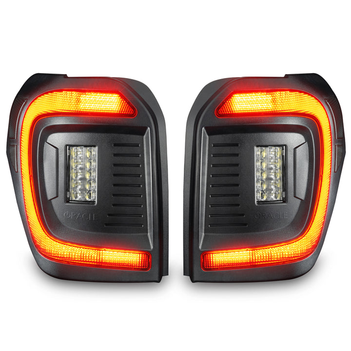 Oracle Lighting Black Series Flush LED Tail Lights for Toyota 4Runner 2014-2023 – Tinted Lens, Sequential Turn Signals
