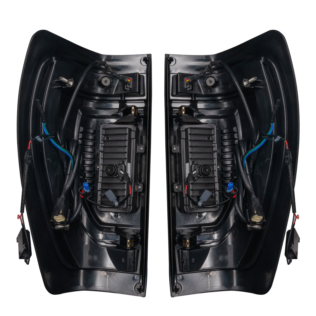 Oracle Lighting Black Series Flush Tail Lights for GMC Sierra 1500 2019-2024, Part 5927-504-T