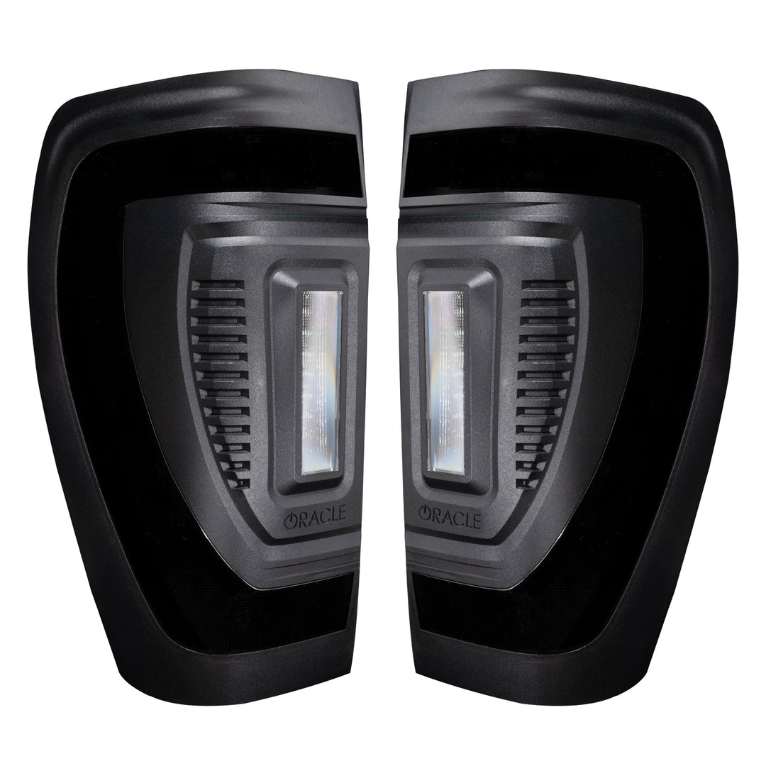 Oracle Lighting Black Series Flush Tail Lights for GMC Sierra 1500 2019-2024, Part 5927-504-T
