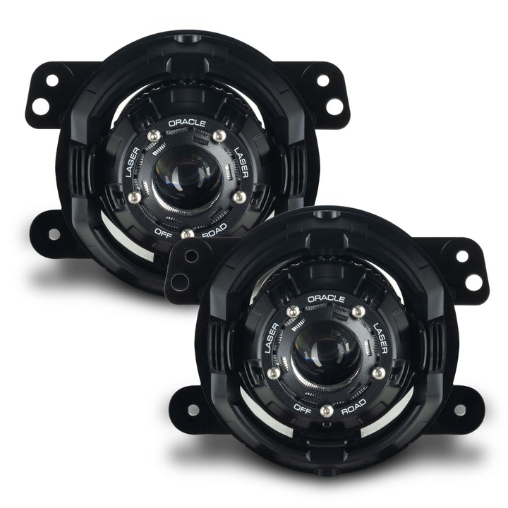 Oracle Lighting Jeep Wrangler JK/JL & Gladiator JT 15W Laser Off-Road Fog Lights - White LED with 3,000+ Feet Beam Range