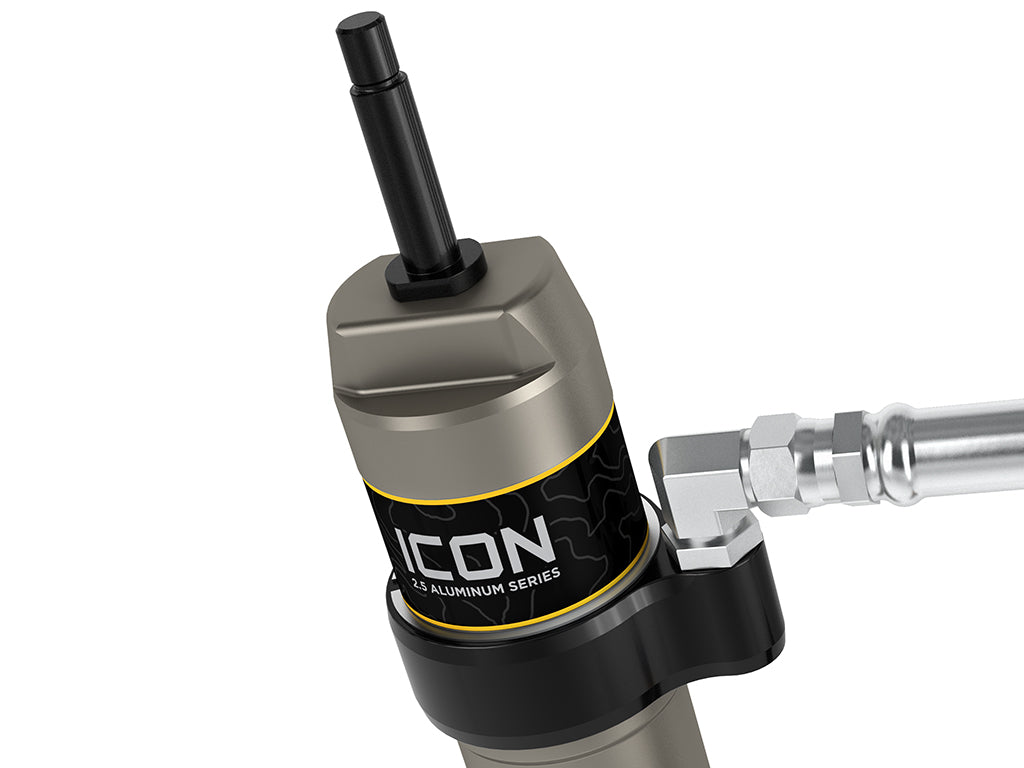 ICON 2005-2023 Toyota Tacoma, Rear, V.S. 2.5 Aluminum Series RXT Shock Absorbers, Remote Reservoir w/ CDXS, Pair