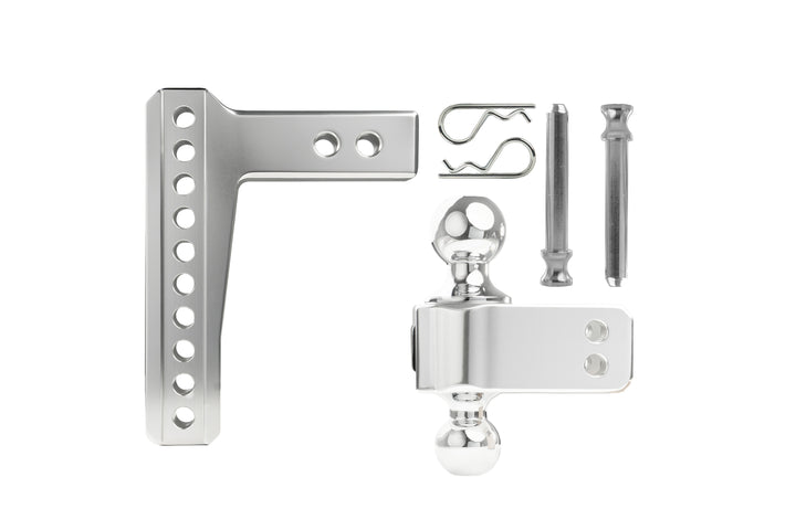 BulletProof 2.0" Aluminum Medium Duty 6" Drop/Rise Hitch