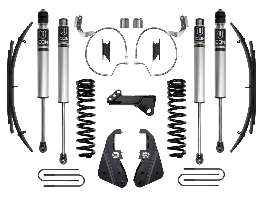 ICON 2023-2026 Ford F-250/F-350 Super Duty 4WD, Diesel, 4.5" Lift, Stage 1 Suspension System w/ Expansion Packs