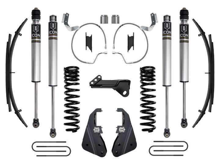 ICON 2023-2026 Ford F-250/F-350 Super Duty 4WD, Diesel, 4.5" Lift, Stage 1 Suspension System w/ Expansion Packs