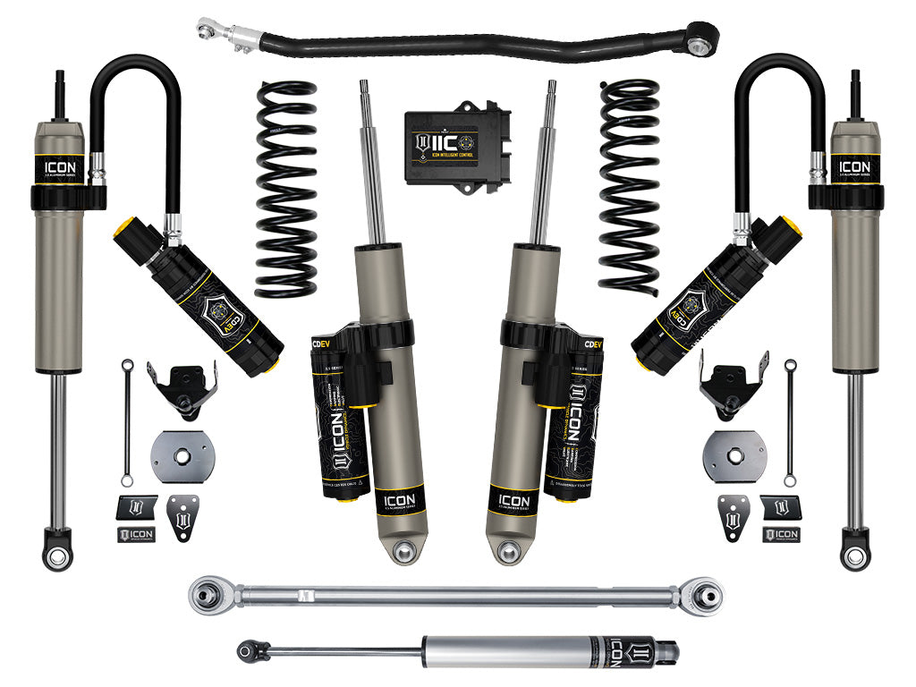 ICON 2014-2026 Ram 2500 4WD, Diesel, Coil Spring Rear, 4.5" Lift, Stage 5 Suspension System