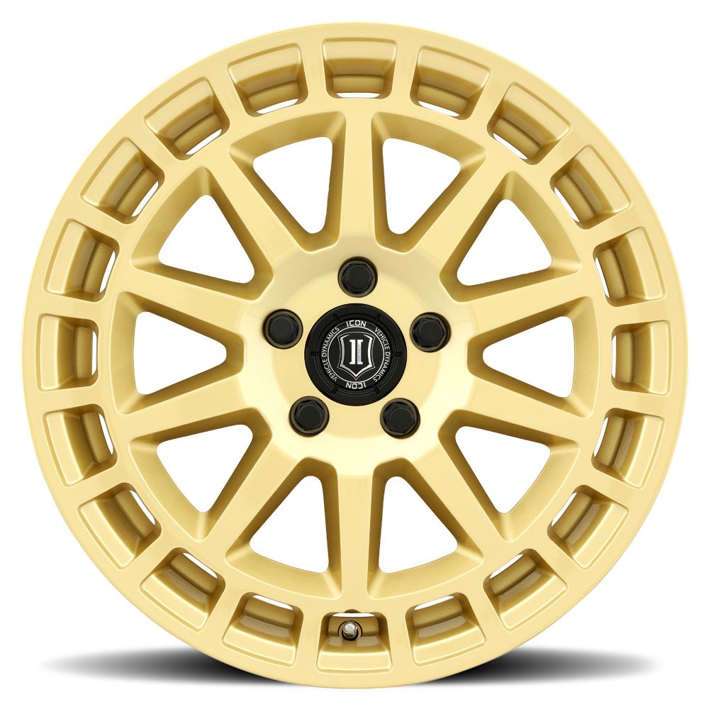ICON Alloys Journey, Gloss Gold, 17 x 8 / 5 x 108, 38mm Offset, 6" BS