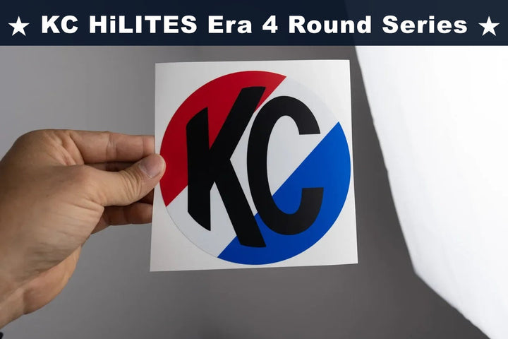 KC HiLITES Era 4 ROUND Series Light Cover Overlays - Universal