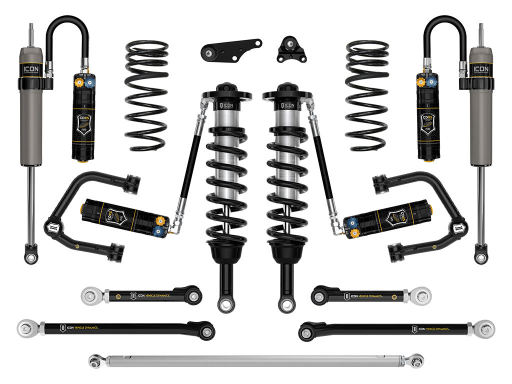 ICON 2025-2026 Toyota 4Runner 4WD, 1.25-3" Lift, Stage 11 Suspension System, Tubular