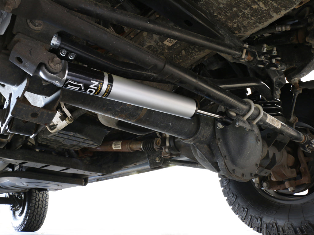 ICON 2009-2026 Ram 2500/3500 HD, V.S. 2.0 Aluminum Series, Steering Stabilizer Shock, Stock Replacement, Internal Reservoir
