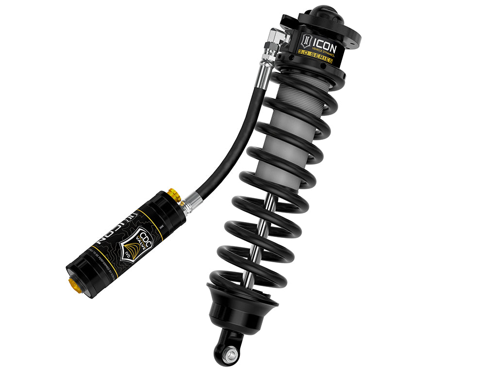 ICON 2005-2026 Ford F-250/F-350 Super Duty 4WD, 4-5.5” Lift, Front, V.S. 3.0 Series Coilover Conversion Kit, Remote Reservoir w/ CDCV
