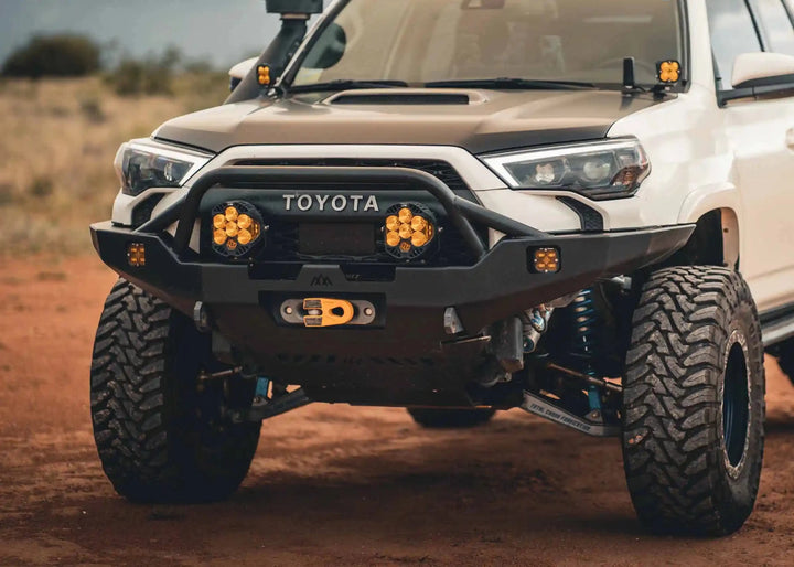 Hi-Lite Overland Toyota 4Runner Front Bumper 5th Gen (2010-2024) [PreRunner Bull Bar] by Backwoods Adventure Mods | KOVA Offroad